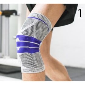Sports Running Fitness Protection Knee Pads Brace Strap (Option: Gray 1 pcs-S)
