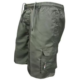 Men's Casual Work Pants Loose Summer (Option: Army Green-S)