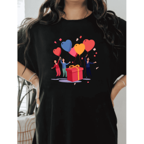 Casual Women's Cotton T-Shirt with Bow Detail - Trendy and Comfortable for Every Season (Style: 114)