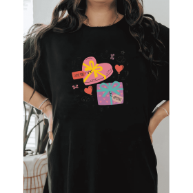 Casual Women's Cotton T-Shirt with Bow Detail - Trendy and Comfortable for Every Season (Style: 73)